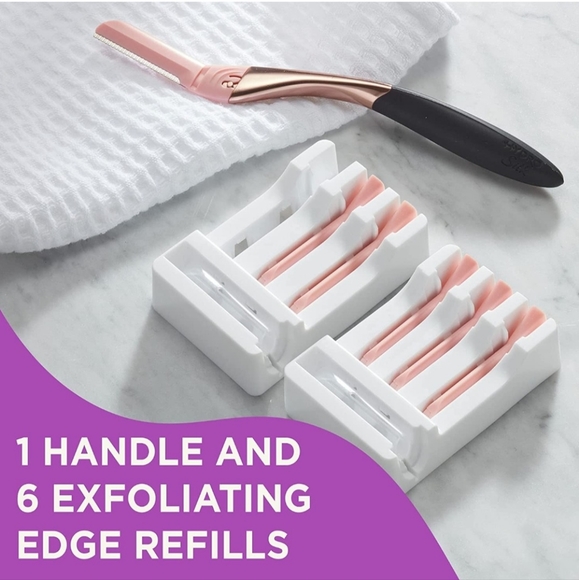 Schick Hydro Silk Dermaplaning Wand, Dermaplaning Tool with 6 Refill Blades - Picture 2 of 8